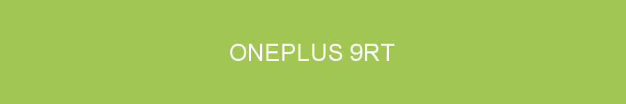 OnePlus 9RT